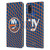 NHL New York Islanders Net Pattern Leather Book Wallet Case Cover For Samsung Galaxy A21s (2020)