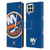NHL New York Islanders Oversized Leather Book Wallet Case Cover For Samsung Galaxy M33 (2022)