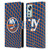 NHL New York Islanders Net Pattern Leather Book Wallet Case Cover For Xiaomi 12