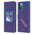 NHL New York Rangers Net Pattern Leather Book Wallet Case Cover For Apple iPhone 12 Pro Max