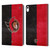 NHL Ottawa Senators Half Distressed Leather Book Wallet Case Cover For Apple iPad 10.9 (2022)