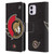 NHL Ottawa Senators Oversized Leather Book Wallet Case Cover For Apple iPhone 11