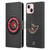 NHL Ottawa Senators Puck Texture Leather Book Wallet Case Cover For Apple iPhone 13