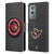 NHL Ottawa Senators Puck Texture Leather Book Wallet Case Cover For OnePlus 9