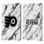 NHL Philadelphia Flyers Marble Leather Book Wallet Case Cover For Apple iPad 9.7 2017 / iPad 9.7 2018