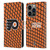 NHL Philadelphia Flyers Net Pattern Leather Book Wallet Case Cover For Apple iPhone 14 Pro
