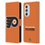 NHL Philadelphia Flyers Plain Leather Book Wallet Case Cover For Motorola Edge X30
