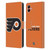 NHL Philadelphia Flyers Plain Leather Book Wallet Case Cover For Samsung Galaxy A04 (2022)