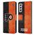 NHL Philadelphia Flyers Half Distressed Leather Book Wallet Case Cover For Samsung Galaxy S21 5G