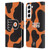 NHL Philadelphia Flyers Cow Pattern Leather Book Wallet Case Cover For Samsung Galaxy S22 5G