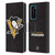 NHL Pittsburgh Penguins Plain Leather Book Wallet Case Cover For Huawei P40 5G