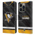 NHL Pittsburgh Penguins Jersey Leather Book Wallet Case Cover For Apple iPhone 14 Pro