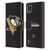 NHL Pittsburgh Penguins Plain Leather Book Wallet Case Cover For Nokia C2 2nd Edition