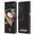 NHL Pittsburgh Penguins Oversized Leather Book Wallet Case Cover For Motorola Moto G (2022)