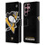 NHL Pittsburgh Penguins Oversized Leather Book Wallet Case Cover For Samsung Galaxy S22 Ultra 5G