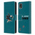 NHL San Jose Sharks Plain Leather Book Wallet Case Cover For Nokia C2 2nd Edition