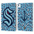 NHL Seattle Kraken Leopard Patten Leather Book Wallet Case Cover For Apple iPad Air 11 2020/2022/2024