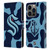 NHL Seattle Kraken Cow Pattern Leather Book Wallet Case Cover For Apple iPhone 14 Pro