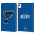 NHL St Louis Blues Plain Leather Book Wallet Case Cover For Apple iPad Air 11 2020/2022/2024