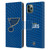 NHL St Louis Blues Net Pattern Leather Book Wallet Case Cover For Apple iPhone 11 Pro Max