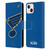 NHL St Louis Blues Oversized Leather Book Wallet Case Cover For Apple iPhone 13