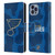 NHL St Louis Blues Cow Pattern Leather Book Wallet Case Cover For Apple iPhone 14
