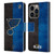 NHL St Louis Blues Half Distressed Leather Book Wallet Case Cover For Apple iPhone 14 Pro