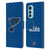 NHL St Louis Blues Net Pattern Leather Book Wallet Case Cover For Motorola Edge (2022)