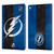 NHL Tampa Bay Lightning Half Distressed Leather Book Wallet Case Cover For Apple iPad 10.2 2019/2020/2021