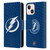 NHL Tampa Bay Lightning Net Pattern Leather Book Wallet Case Cover For Apple iPhone 13 Mini