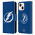 NHL Tampa Bay Lightning Plain Leather Book Wallet Case Cover For Apple iPhone 13 Mini