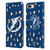 NHL Tampa Bay Lightning Leopard Patten Leather Book Wallet Case Cover For Apple iPhone 7 Plus / iPhone 8 Plus