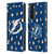 NHL Tampa Bay Lightning Leopard Patten Leather Book Wallet Case Cover For Motorola Edge 30