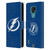 NHL Tampa Bay Lightning Plain Leather Book Wallet Case Cover For Motorola Moto E7
