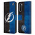 NHL Tampa Bay Lightning Half Distressed Leather Book Wallet Case Cover For OnePlus Nord 5G