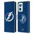 NHL Tampa Bay Lightning Net Pattern Leather Book Wallet Case Cover For OnePlus Nord CE 2 5G