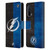 NHL Tampa Bay Lightning Half Distressed Leather Book Wallet Case Cover For OnePlus Nord CE 5G