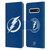 NHL Tampa Bay Lightning Plain Leather Book Wallet Case Cover For Samsung Galaxy S10