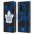 NHL Toronto Maple Leafs Cow Pattern Leather Book Wallet Case Cover For Huawei P40 5G