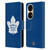 NHL Toronto Maple Leafs Plain Leather Book Wallet Case Cover For Huawei P50