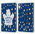 NHL Toronto Maple Leafs Leopard Patten Leather Book Wallet Case Cover For Apple iPad 10.9 (2022)