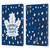 NHL Toronto Maple Leafs Leopard Patten Leather Book Wallet Case Cover For Apple iPad Pro 11 2020 / 2021 / 2022