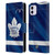 NHL Toronto Maple Leafs Jersey Leather Book Wallet Case Cover For Apple iPhone 11