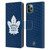 NHL Toronto Maple Leafs Net Pattern Leather Book Wallet Case Cover For Apple iPhone 11 Pro Max