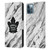 NHL Toronto Maple Leafs Marble Leather Book Wallet Case Cover For Apple iPhone 12 / iPhone 12 Pro
