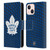 NHL Toronto Maple Leafs Net Pattern Leather Book Wallet Case Cover For Apple iPhone 13 Mini