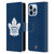 NHL Toronto Maple Leafs Net Pattern Leather Book Wallet Case Cover For Apple iPhone 13 Pro Max