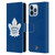 NHL Toronto Maple Leafs Plain Leather Book Wallet Case Cover For Apple iPhone 13 Pro Max