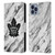 NHL Toronto Maple Leafs Marble Leather Book Wallet Case Cover For Apple iPhone 14
