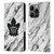 NHL Toronto Maple Leafs Marble Leather Book Wallet Case Cover For Apple iPhone 14 Pro